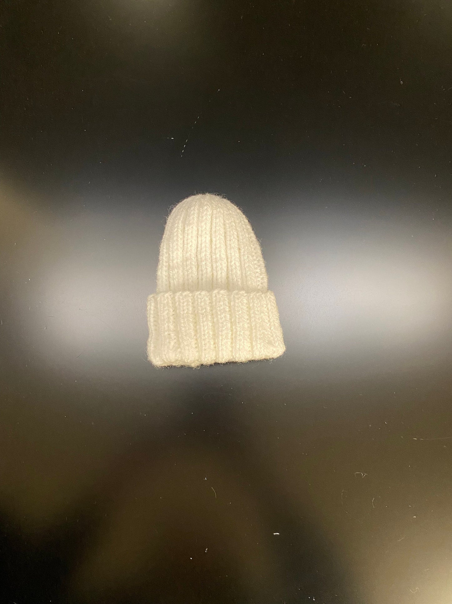 Soft Ribbed Baby Hat - Newborn, 0-3m or 3-6m