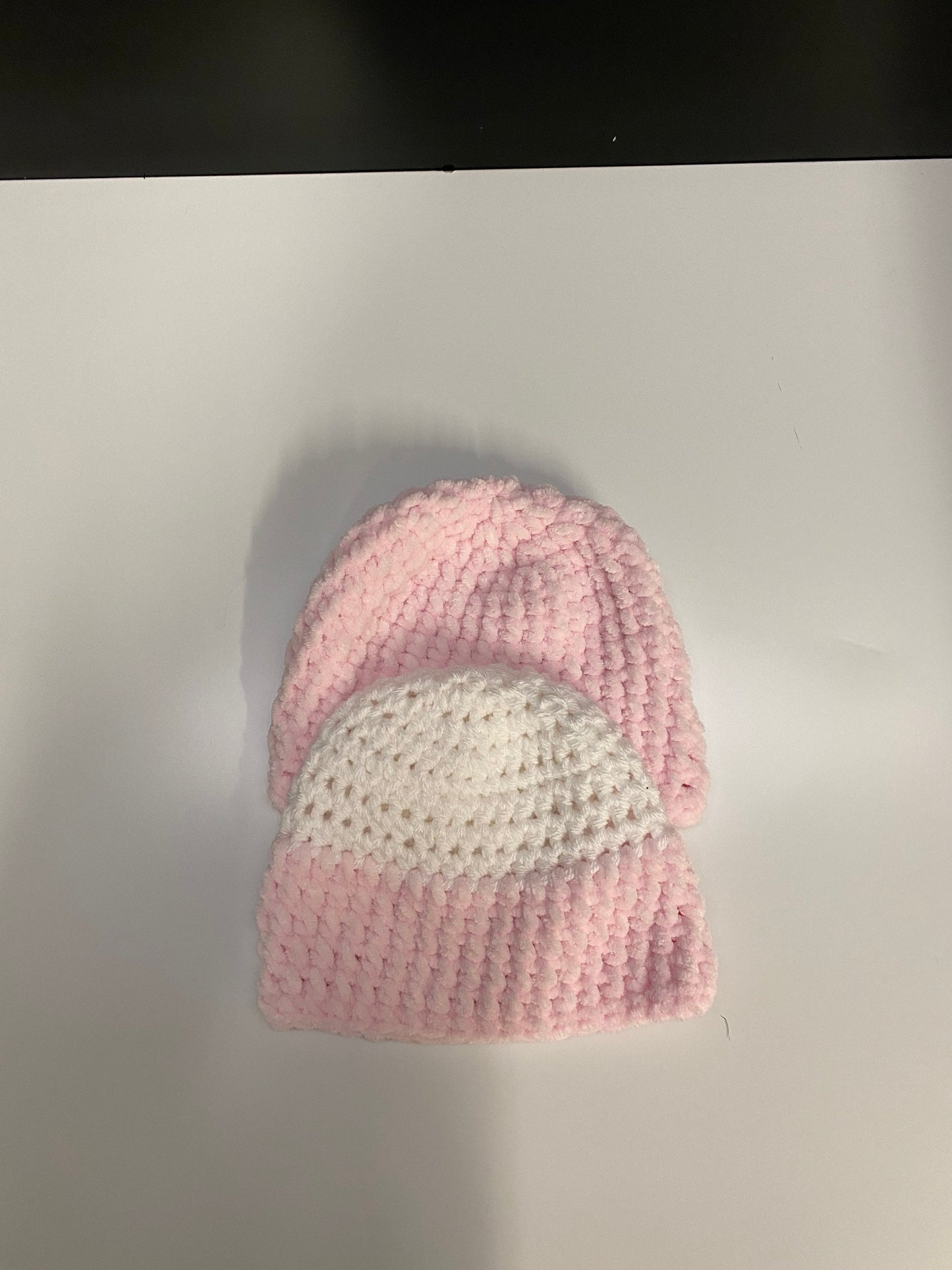Handmade Baby Beanie Hats - 2 Pack