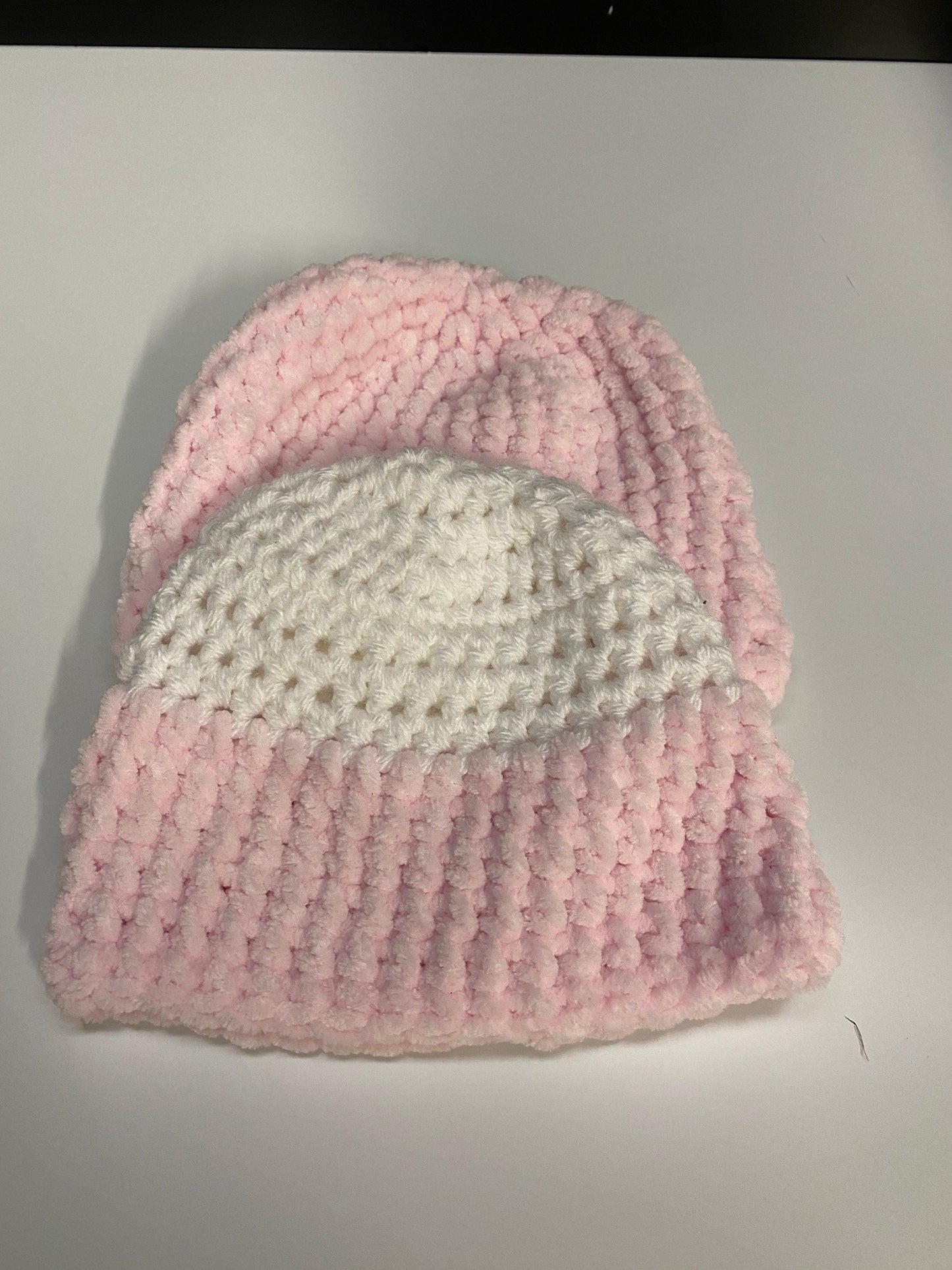 Handmade Baby Beanie Hats - 2 Pack