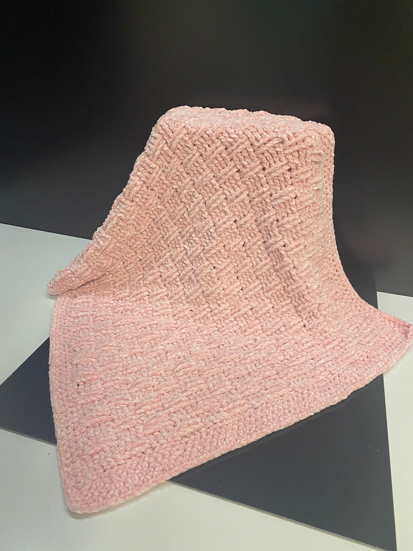 Super Soft Velvet Feel Pink Baby Blanket