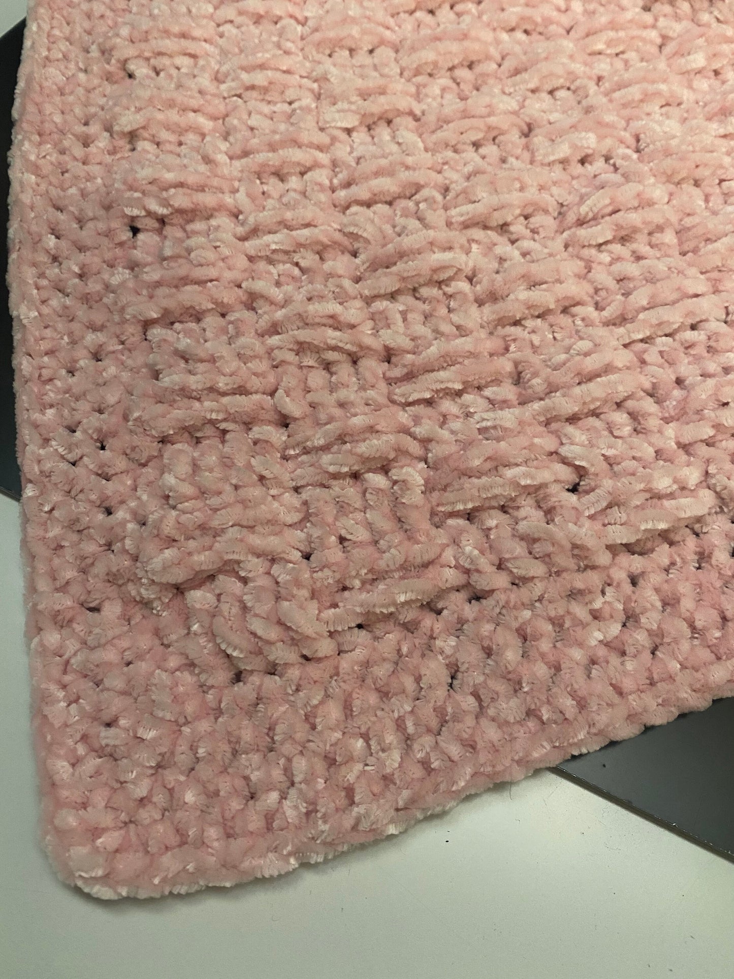 Super Soft Velvet Feel Pink Baby Blanket