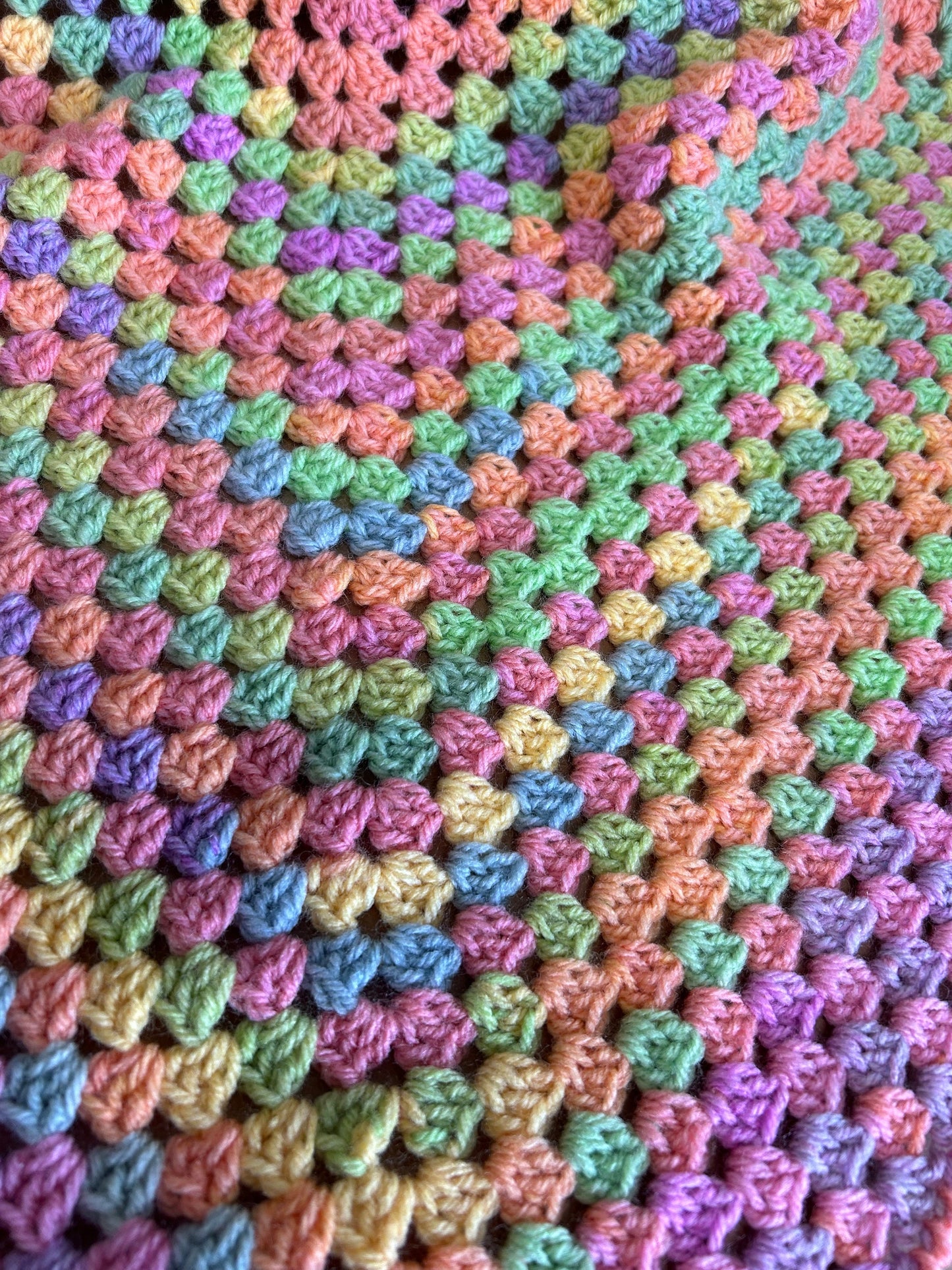Crochet Baby Blanket - Jelly Bean