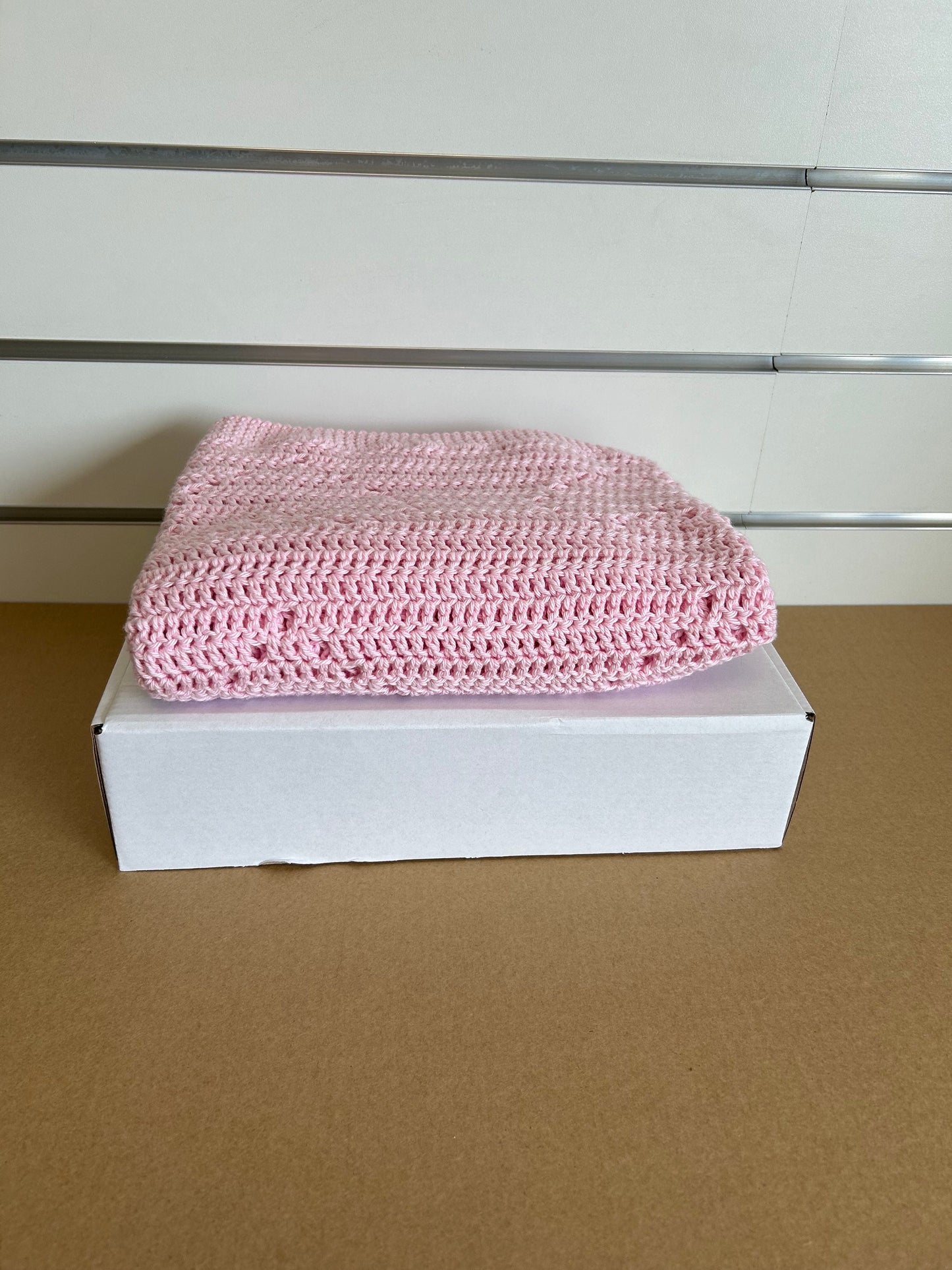 Soft Cotton Hearts Baby Blanket