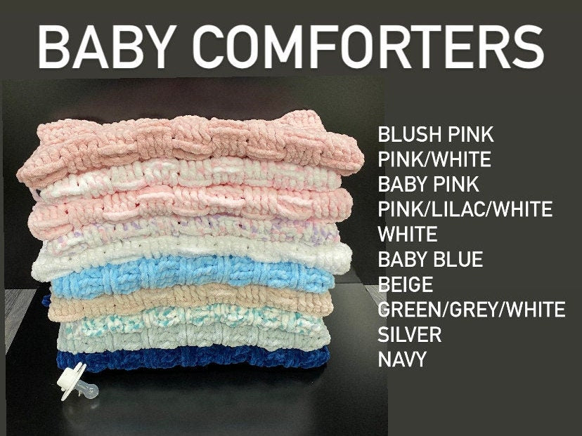 Small Super Soft Crochet Baby Comforter